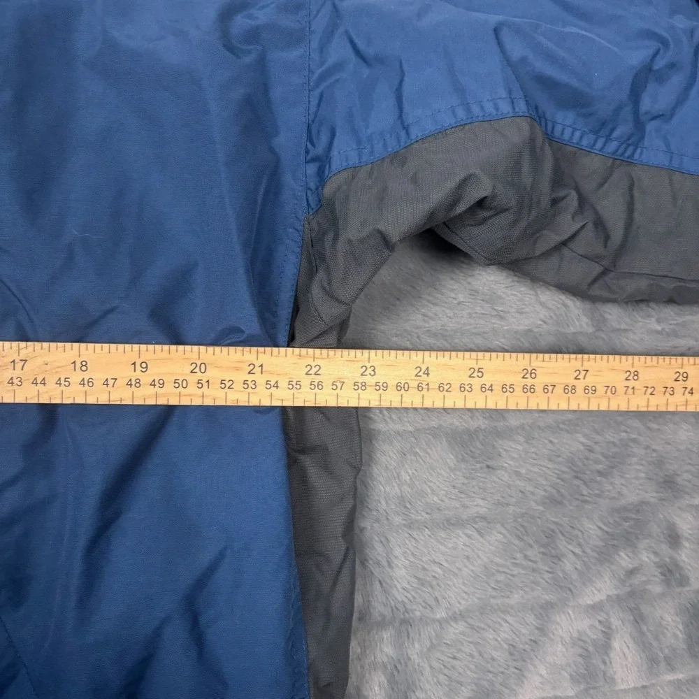 Columbia Challenge Series Interchange Jacket Mens Medium Blue Grey Colorblock